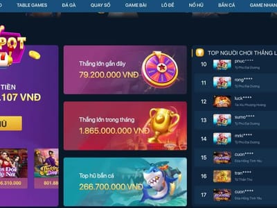 Jackpot win display